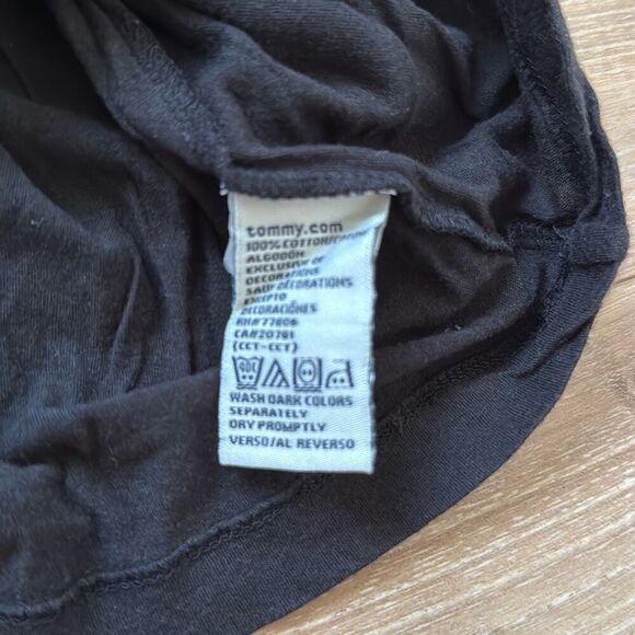 Tommy Hilfiger Vintage brown 100% cotton cinched tank top size medium - Picture 5 of 6